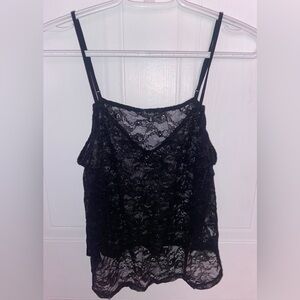Dynamite Black Lace Camisole